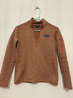 Patagonia Women's Zip-Up Fleece - Rust/Heathered Orange